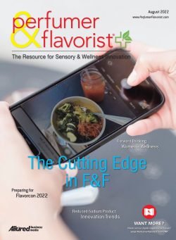 thumbnail_perfumer and flavorist August 2022 cover